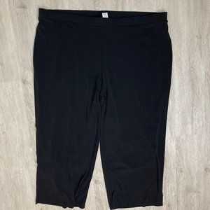 Walmart 4X Black Wide Leg Pants